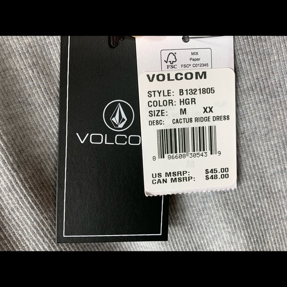 Volcom Grey Dress - Picture 6 of 7